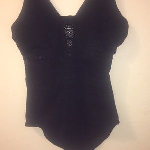 One piece crochet swimsuit